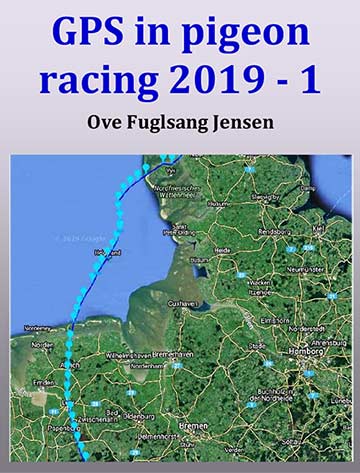 Gps in pigeon race 2019 by Ove Fuglsang Jensen